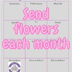 The 6 Month Flower Subscription - Super gift idea!