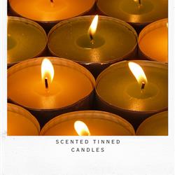 Beautiful Scented Tin Candle