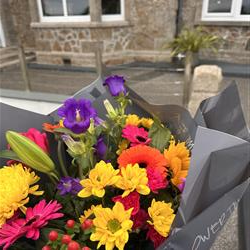 Electric Elegance - Our Best-Selling Vibrant Hand-Tied Bouquet