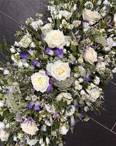 Casket funeral flower sprays Cornwall