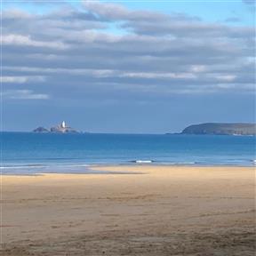 Looking toward Godrevy from Hayle