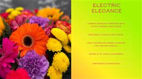 Electric Elegance bouquet same day delivery St.Ives Cornwall