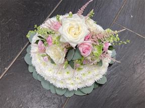 Floral posy child's funeral Tribute Hayle