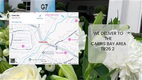 Map Location of Carbis Bay Delivery Area