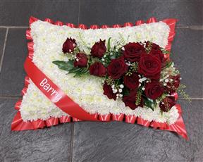 Pillow funeral tribute Hayle