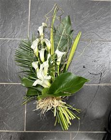 calla lily tied sheaf hayle